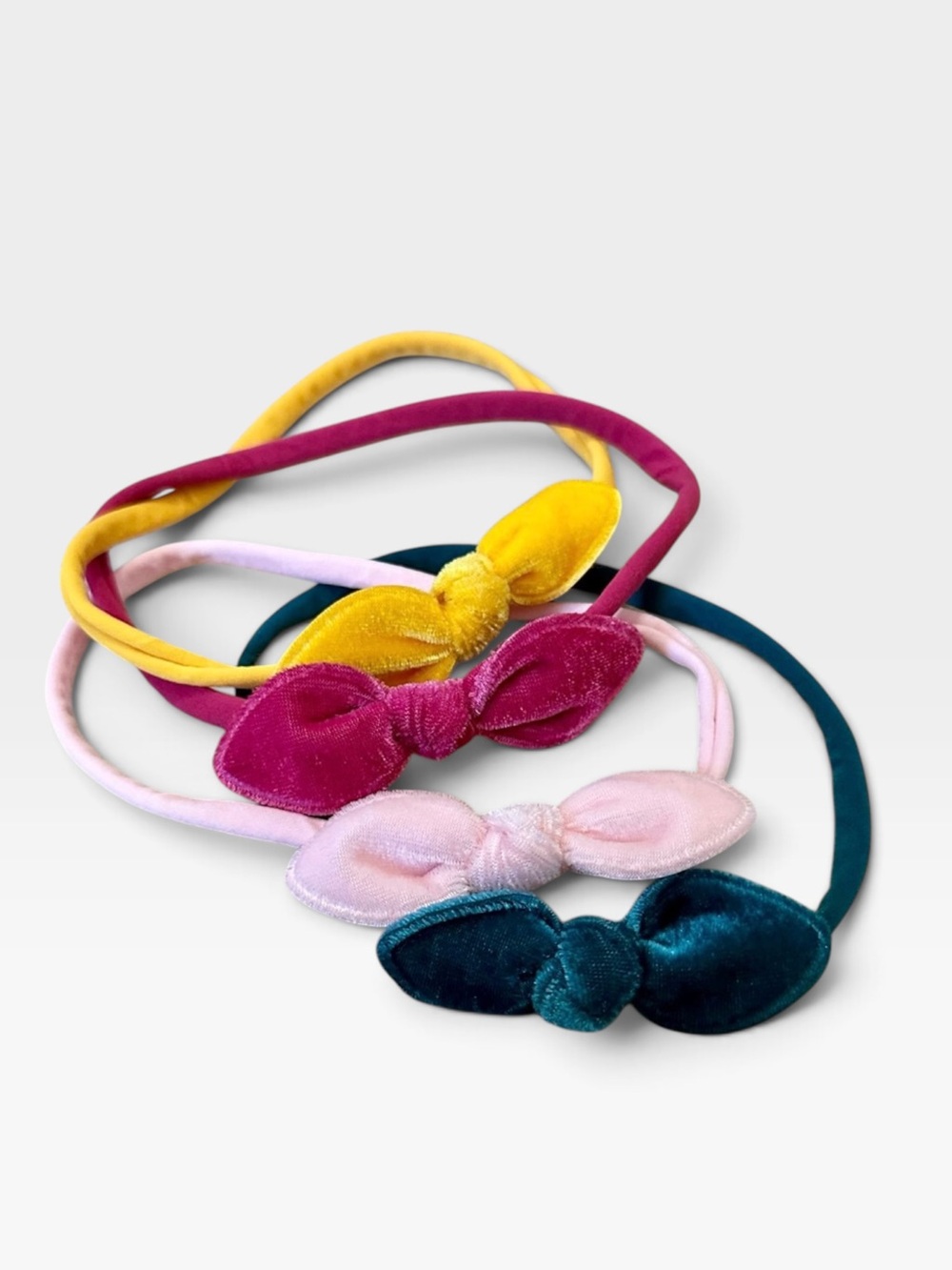 5/$25 Carter’s Set of 4 Velvet Bow Headbands